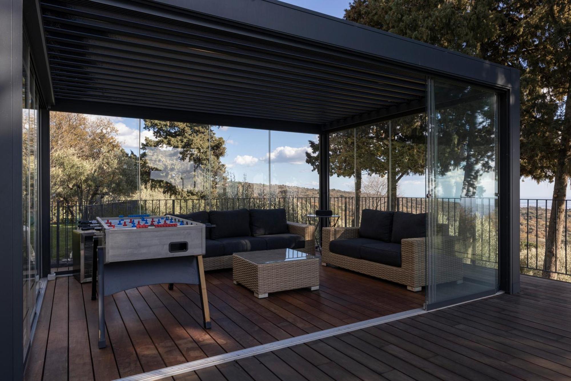 Scialaj Villa Di Lusso Sull'Etna Con Piscina E Vista Mare Ragalna Exterior foto